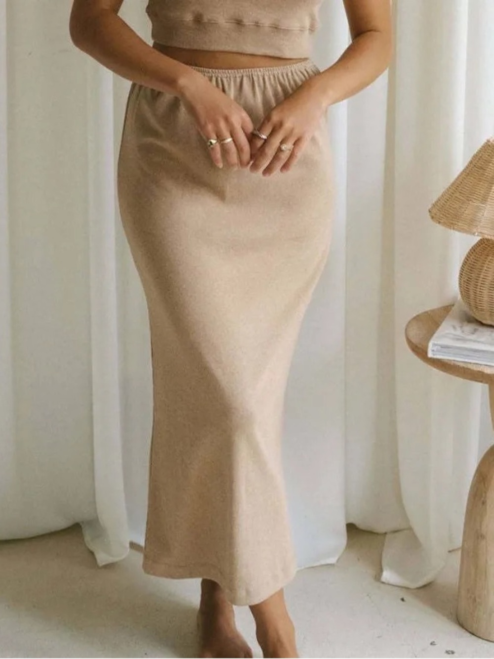 Beige Skirt - Harly and Jae